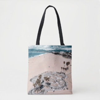 Resort near seashore tote bag
