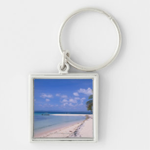 Resort on the beach keychain