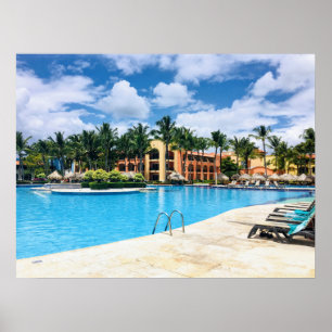 Resort Poolside Poster