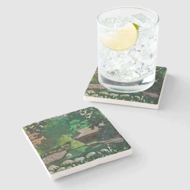 Resort Stone Coaster (Side)