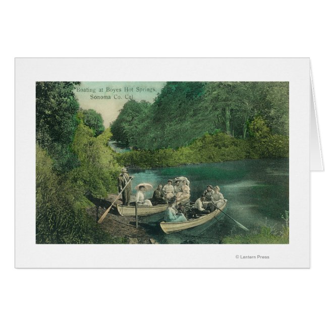 Resorters Boating at the Springs (Front Horizontal)