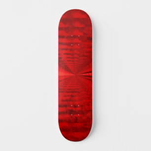 Resounding Bright Red Skateboard 