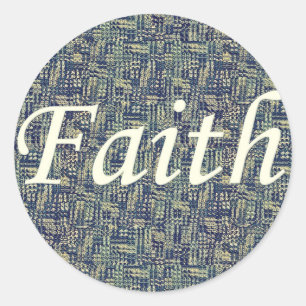 Resounding Faith Classic Round Sticker
