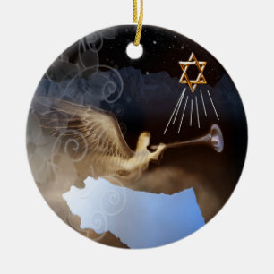 Resounding Victory- Ornament- Jewish Ceramic Ornament