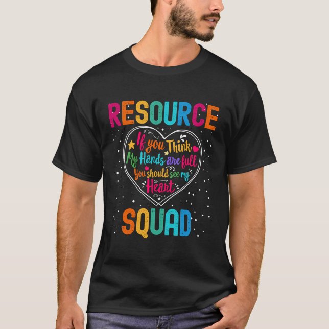 Resource Squad Appreciation Week Back to School He T-Shirt (Front)