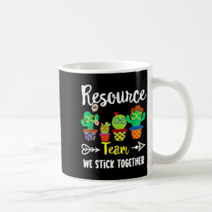 Resource Team, Funny Cactus Crew Resource Teacher  Coffee Mug
