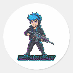 Respawn ready Sticker