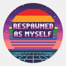 Respawned As Myself Pride Pixel Sticker