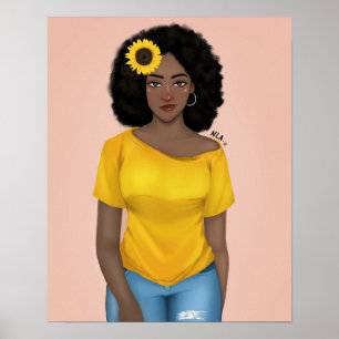 Respect and Protect the Black Woman Poster