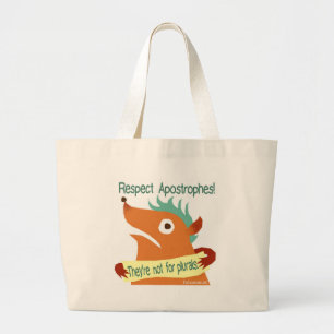 Respect Apostrophes -- bag