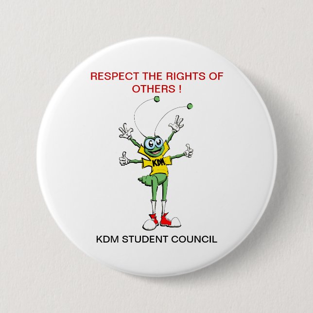 Respect Button (Front)