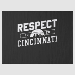 Respect Cincinnati 2020 Baseball Tissue Paper
