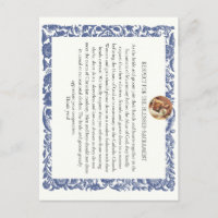 Respect for the Blesses Sacrament Modesty card