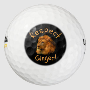 Respect Ginger!  Proud To Own The Ginger Gene. Golf Balls