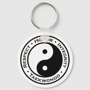 Respect Honour Integrity Taekwondo Keychain