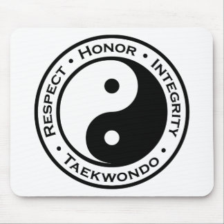 Respect Honour Integrity Taekwondo Mouse Pad