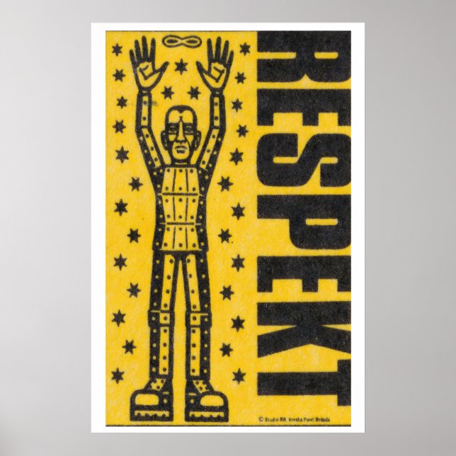 Respect Human Figure Matchbox Art Print (Front)