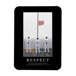 Respect: Inspirational Quote 1 Magnet
