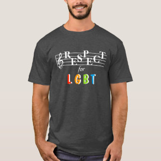 Respect LGBT Awareness Men's T-Shirt