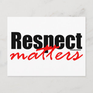 Respect Matters Postcard