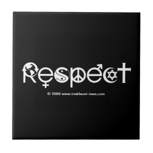 Respect Mother Earth - Recycle Save The Planet Tile