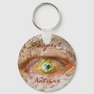 Respect nature - add own text keychain