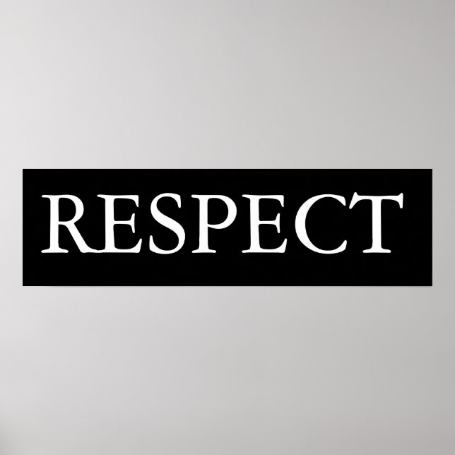 Respect Poster (Front)