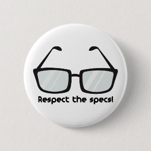 Respect Specs 2 Inch Round Button