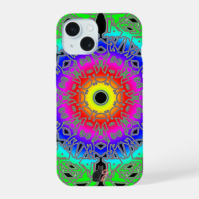 Respect Spectra Glyph iPhone 15 Case (Back)