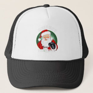 Respect The Beard Santa Claus Funny Christmas Trucker Hat
