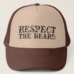 Respect the beard trucker hat for men