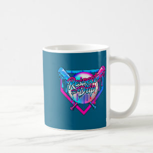 Respect The Drip Baseball Ice Cream For Kids Boys  Coffee Mug