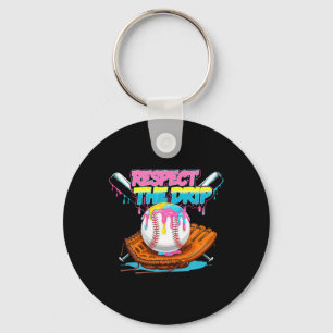 Respect The Drip Bysebyll Byt Glove Ice Cream Drip Keychain
