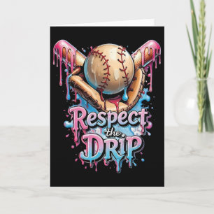 Respect The Drip Bysebyll Home Plate Ice Cream Dri Card