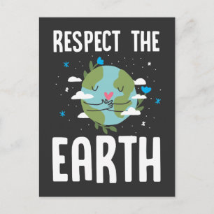 Respect the Earth Day Protection Awareness Postcard