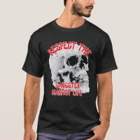 Respect The Gangster Harpist Life Skull Word Desig