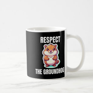 Respect The Groundhog Whisperer Funny Vintage  Coffee Mug