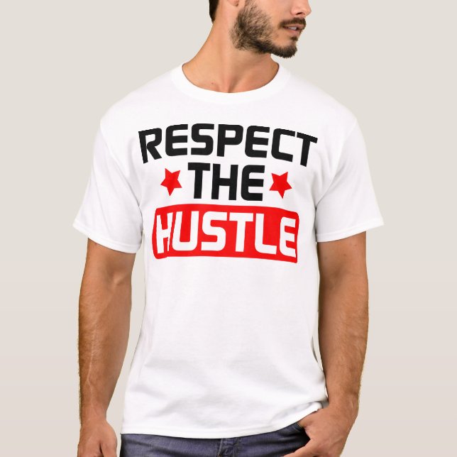 Respect The Hustle - Bred T-Shirt (Front)