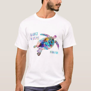 Respect the Locals Sea Turtle Tie Dye Beach Quote T-Shirt