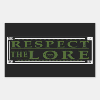 Respect the Lore Sticker