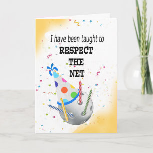Respect the Net Pickleball Card