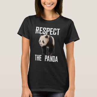 Respect The Panda Zookeeper Zoo For Panda T-Shirt