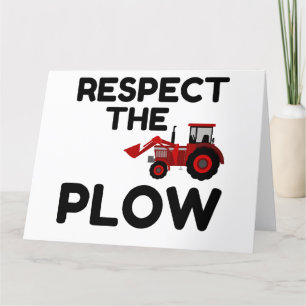 RESPECT THE PLOW THANK YOU CARD