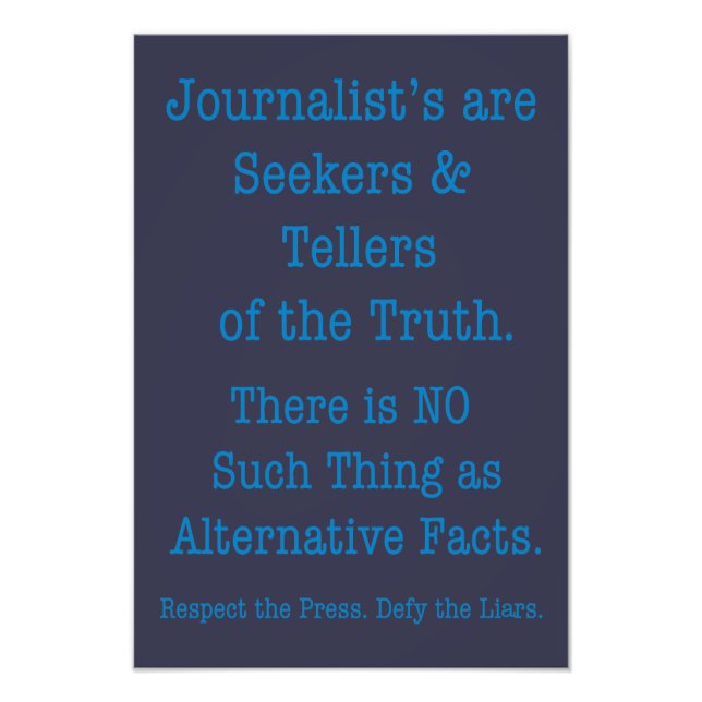 Respect the Press Photo Print (Front)