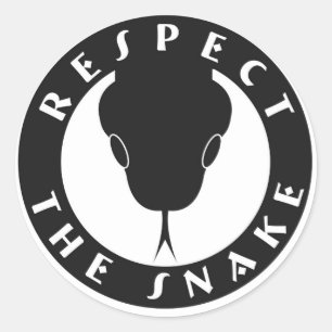 Respect The Snake 3" Stickers