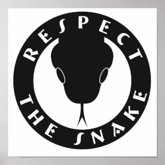 Respect The Snake Poster