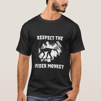 Respect The Spider Monkey Endangered Monkey T-Shirt