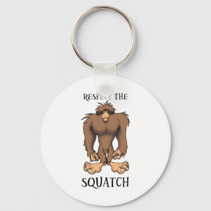 RESPECT THE SQUATCH KEYCHAIN