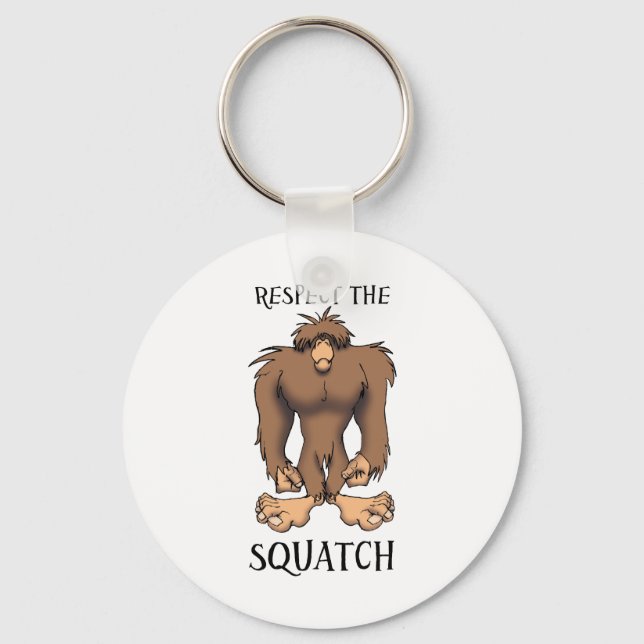 RESPECT THE SQUATCH KEYCHAIN (Front)