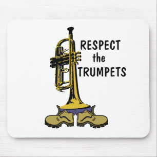 Respect the Trumpets Mouse Pad